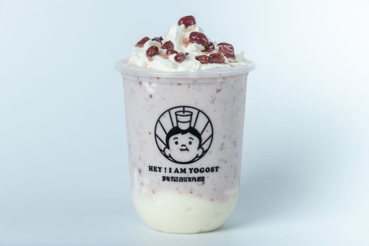 Red Bean Mochi Yogurt - 生打红豆团子酸奶