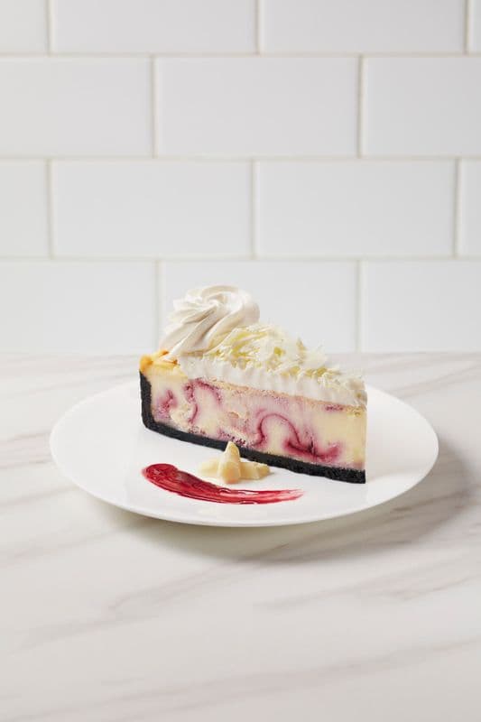 White Chocolate Raspberry Cheesecake