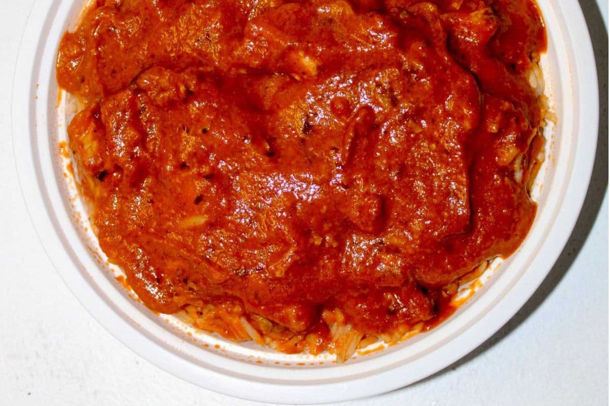Butter Chicken with rice
