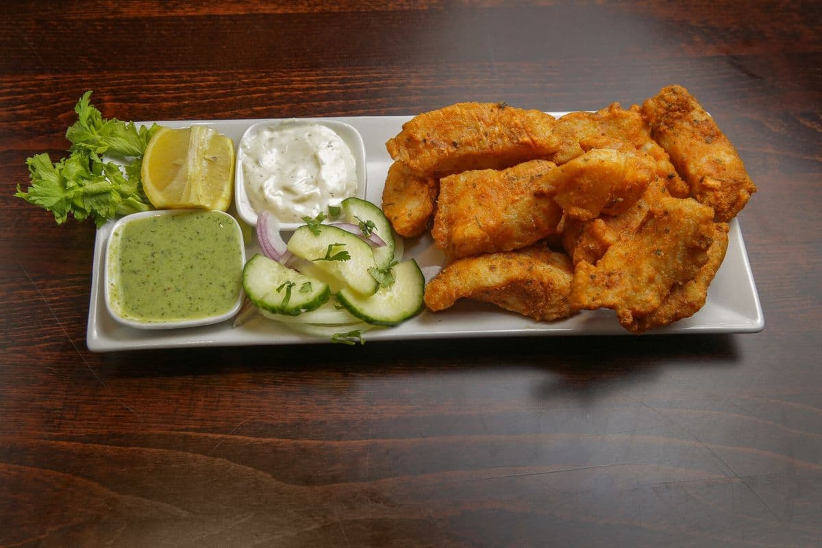Fish Pakora Plate