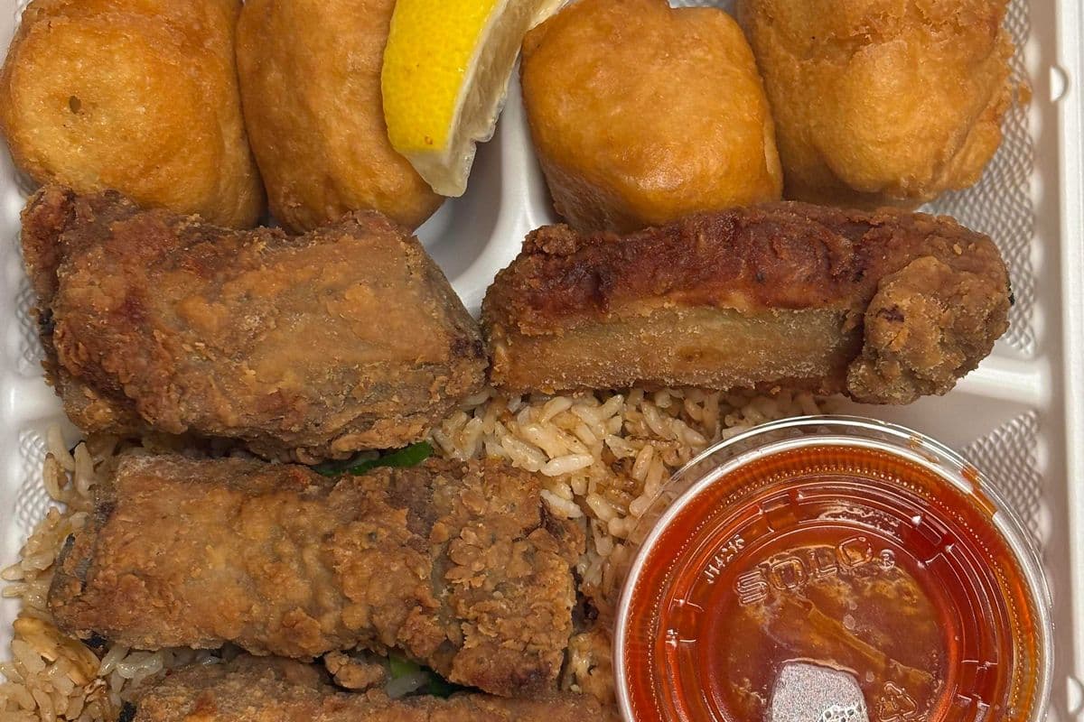 10. Sweet-and-Sour Chicken Balls, Bon Bon Spareribs, and Chicken Fried Rice