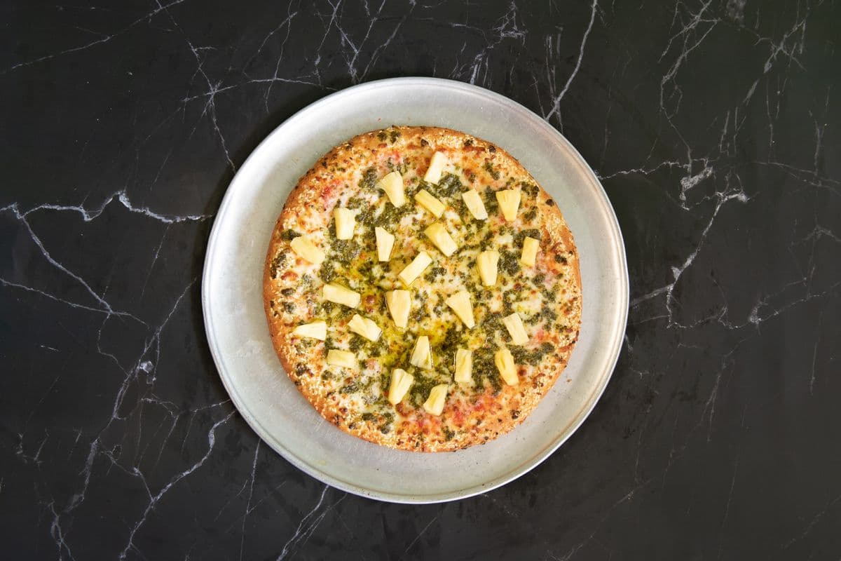 Small Pesto Pineapple Pizza