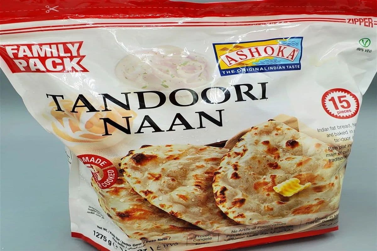 Ashoka Frozen Tandoori Naan (15pcs) (1.2 kg)