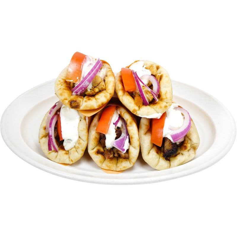 Mini pitas au gyros de porc (5 mcx) / Gyros of Pork Mini Pitas (5 pcs)