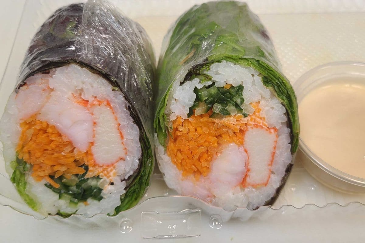 76. Maki Ichiban Aux Crevettes (2 mcx) / Shrimp Maki Ichiban (2 pcs)