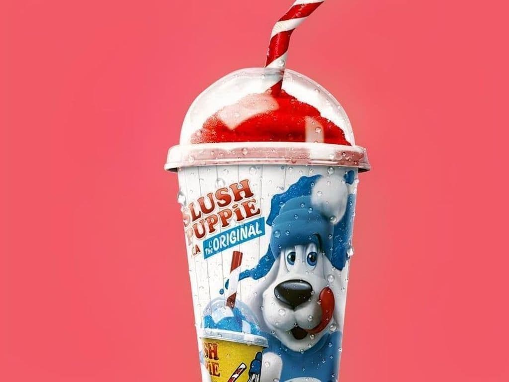 Medium Cherry Slush Puppie