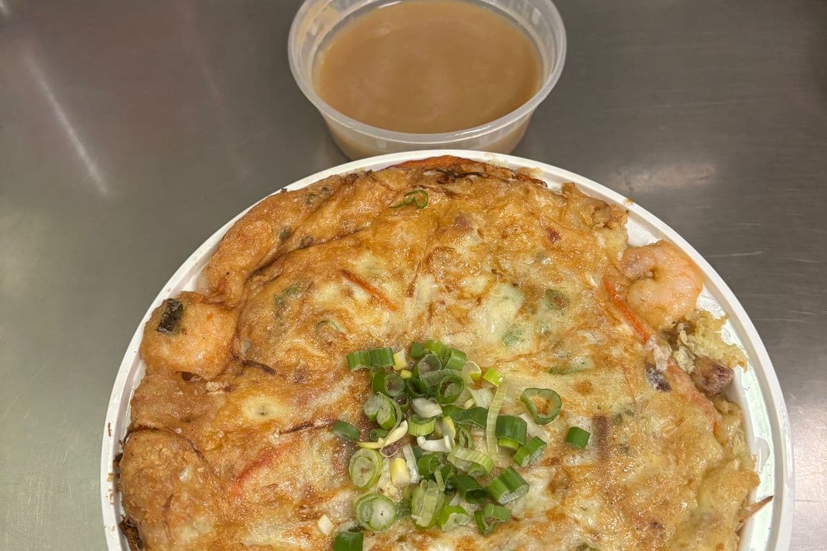 E2. Chicken, Beef, or Pork Egg Foo Yong