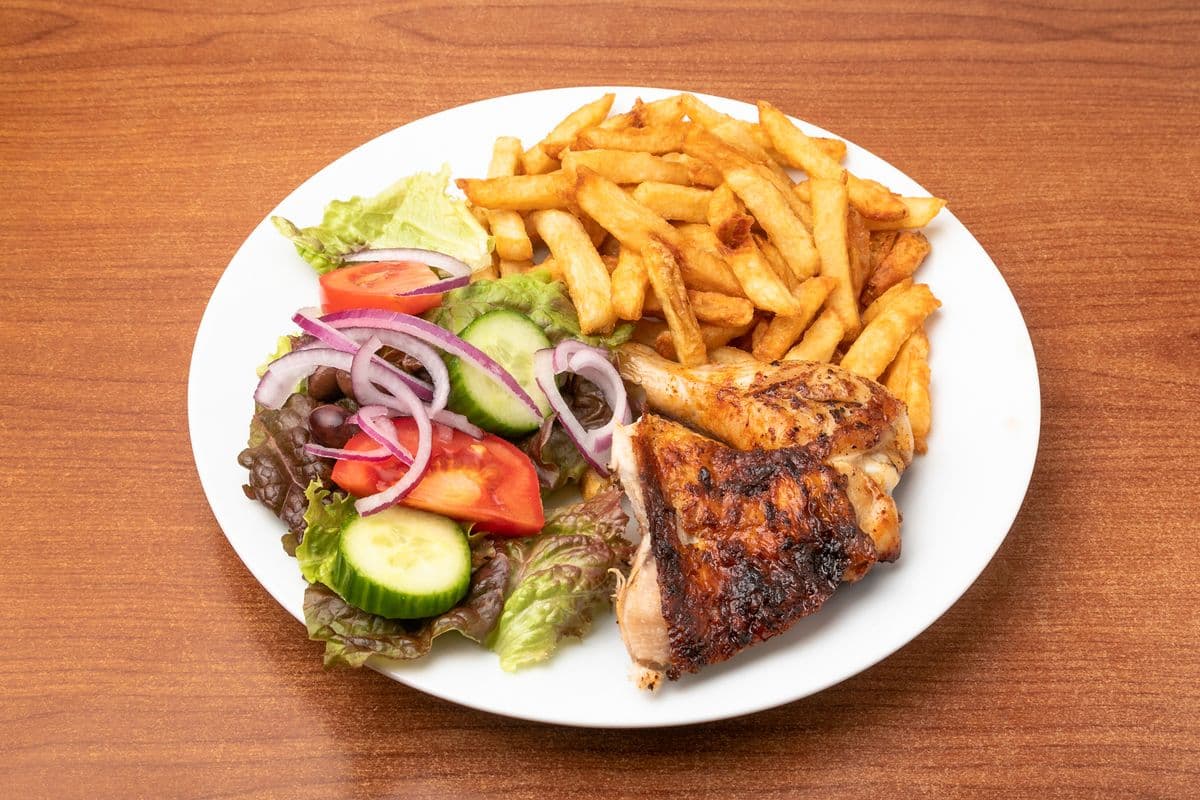 Combo 1/4 de cuisse de poulet / 1/4 Chicken Leg Combo