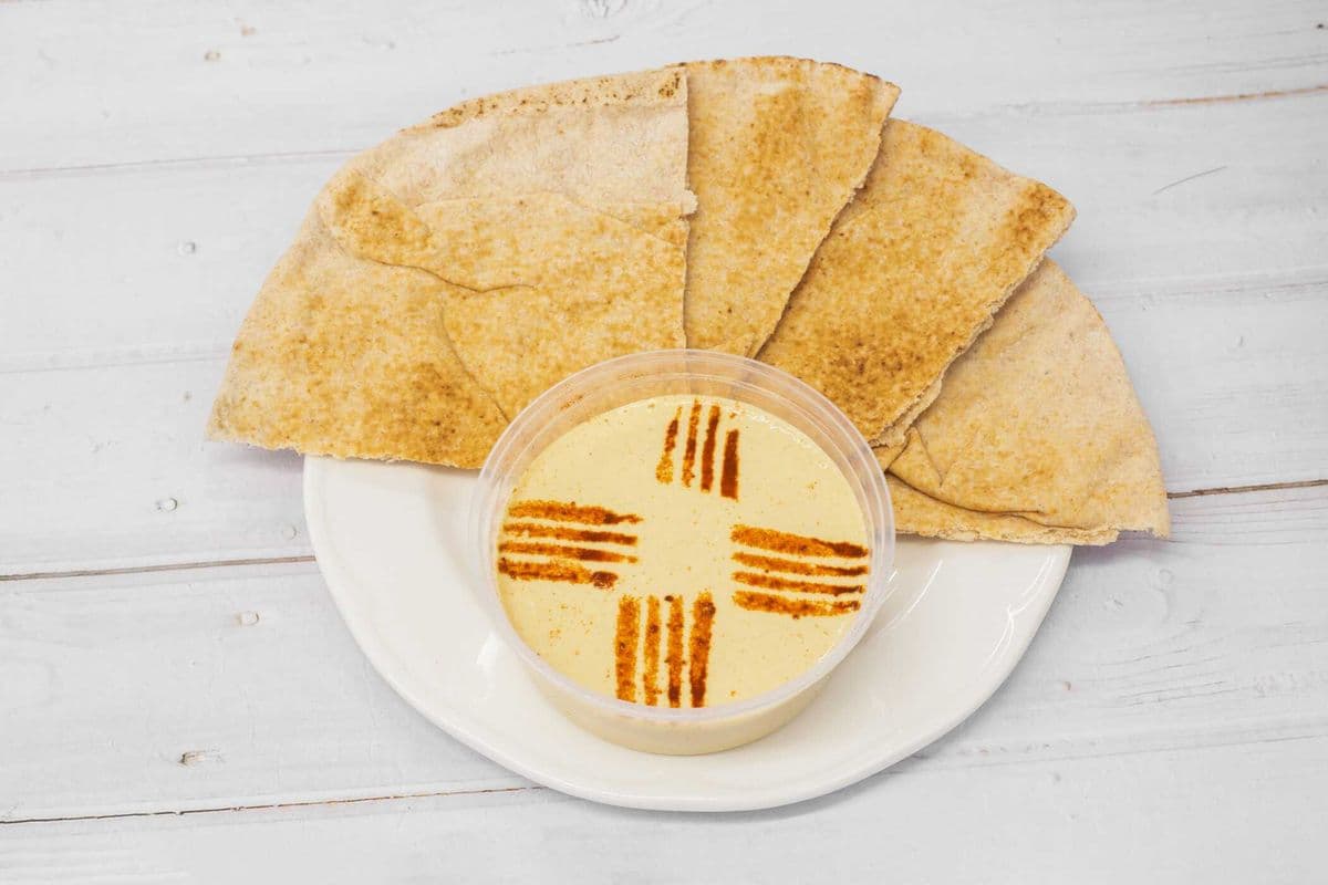 Homemade Hummus Side & balady bread