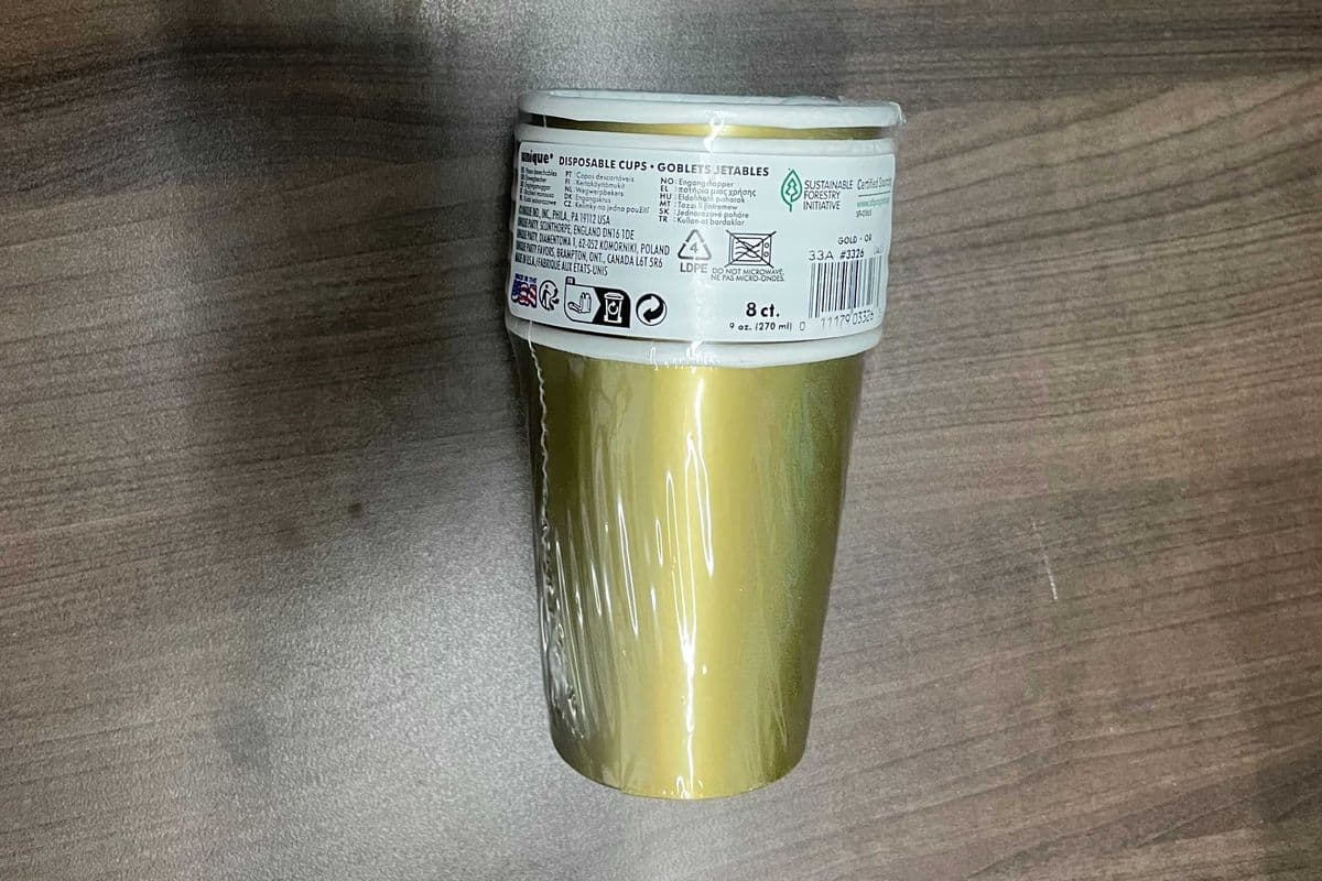 8 Gold Cups 9oz (9oz x 8)
