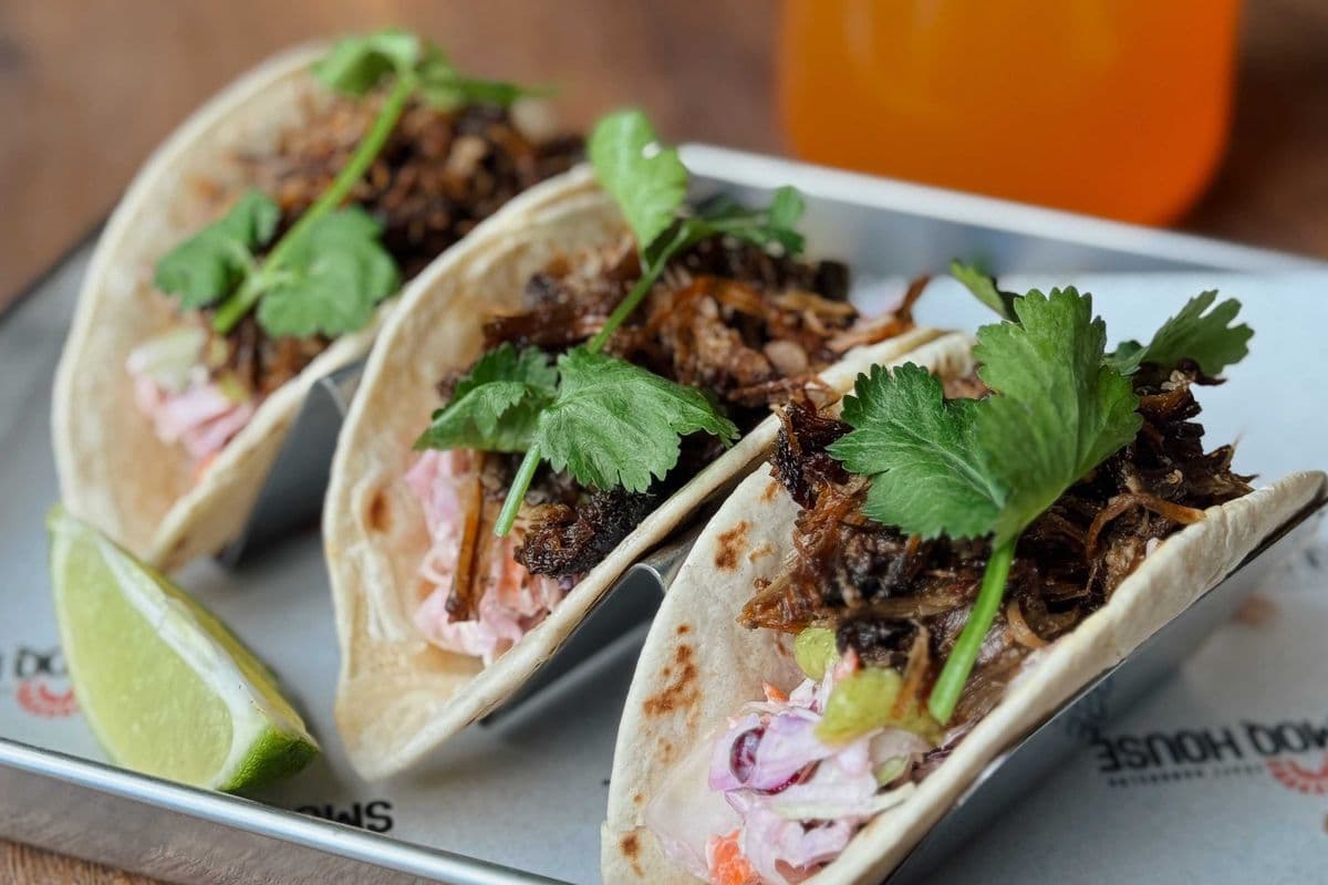 BEEF BARBACOA TACOS