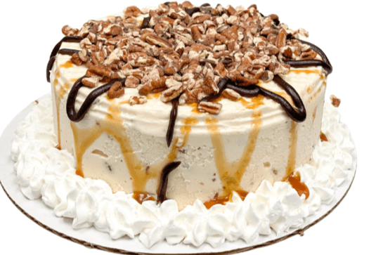 Mini Turtle Ice Cream Cake