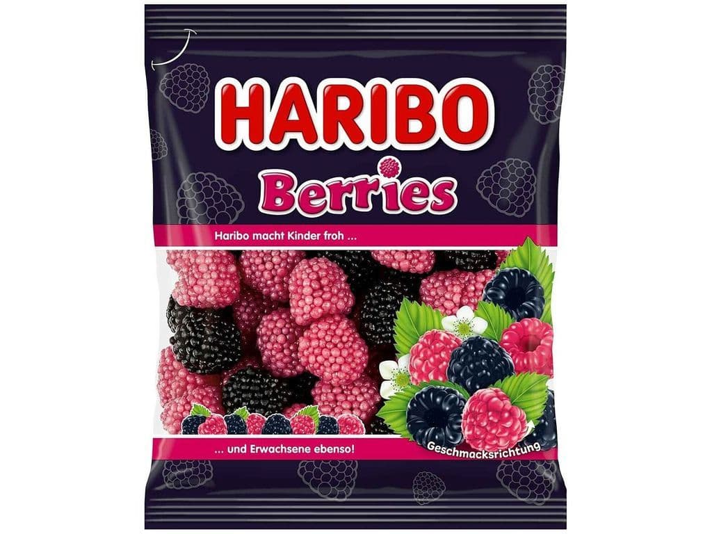 Haribo Berries Germany Gummies Candy Bag
