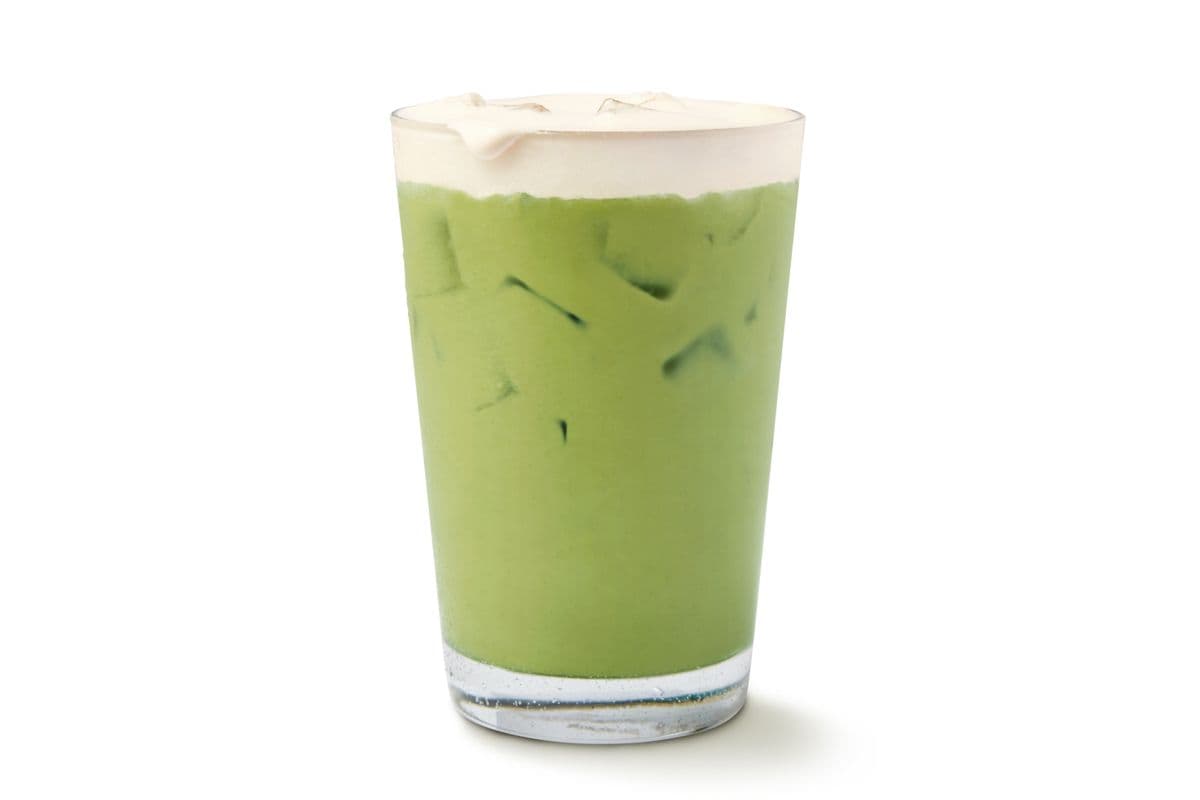 Pumpkin Spice Iced Matcha Latte