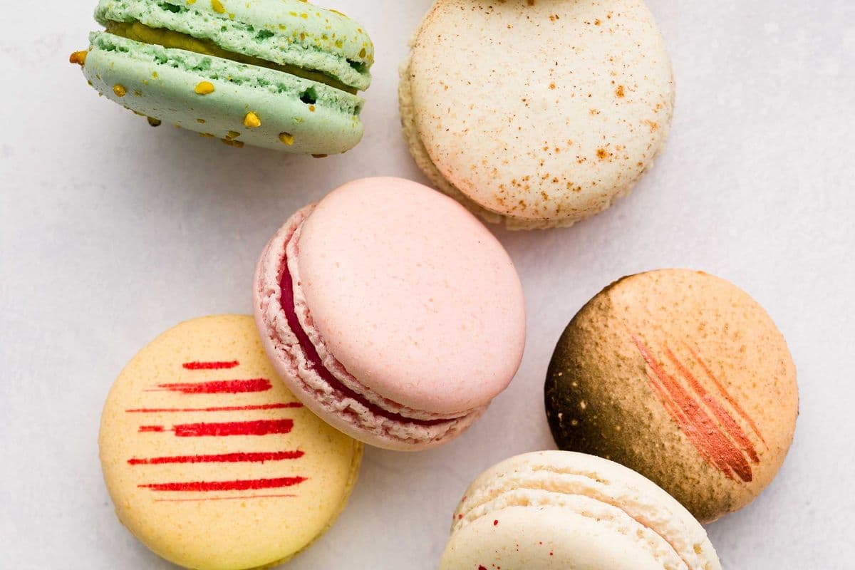 Macarons Box of Five Assorted Flavours