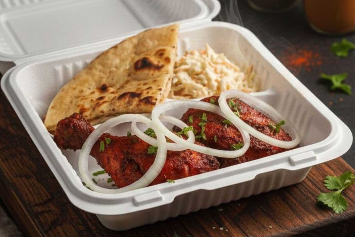 Tandoori Chicken with Butter Naan