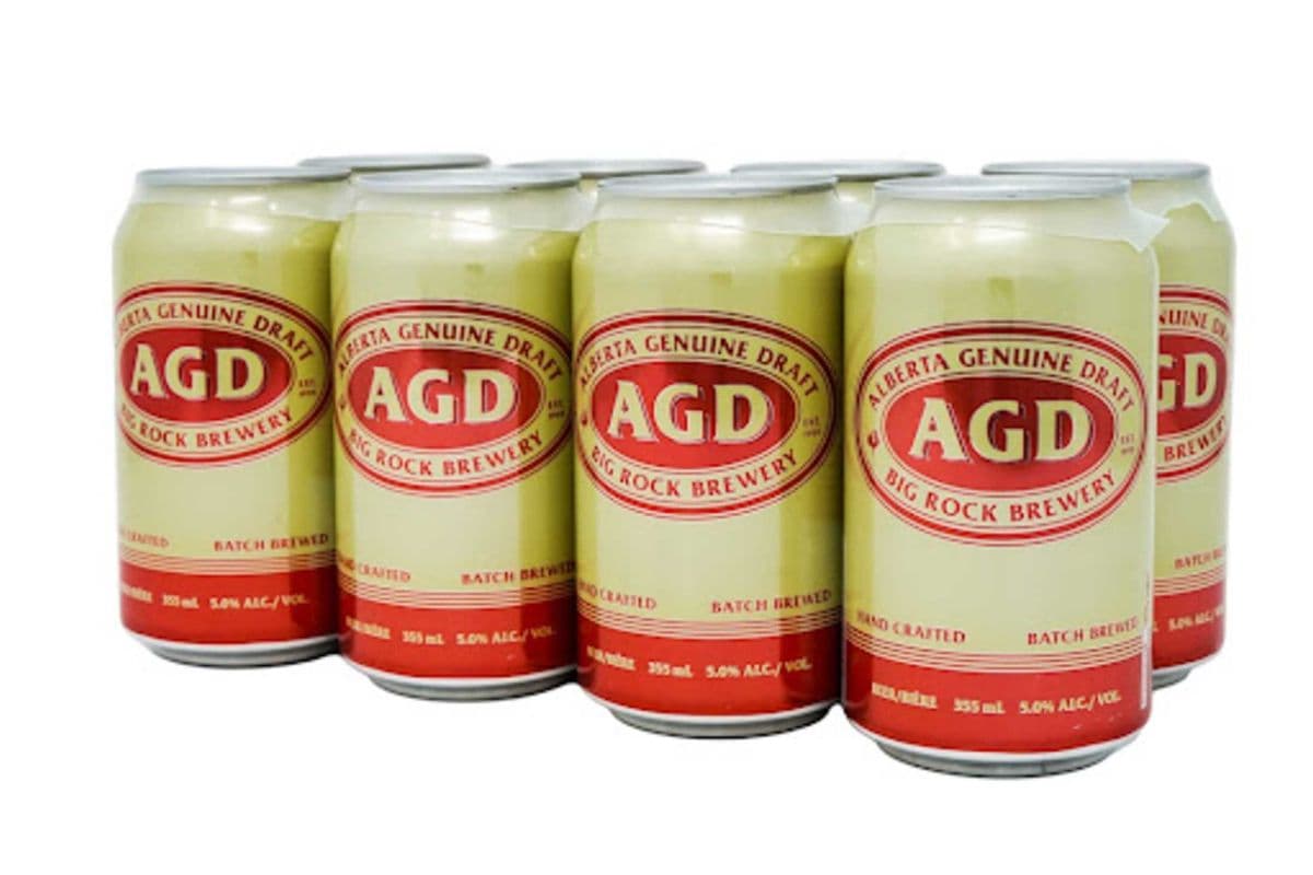 Alberta Genuine Draft Beer 8 Cans (8 x 355ml)
