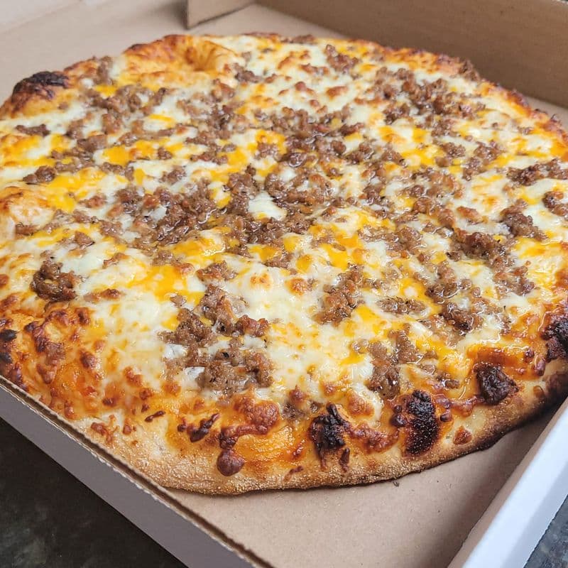 Cheese Burger Pizza