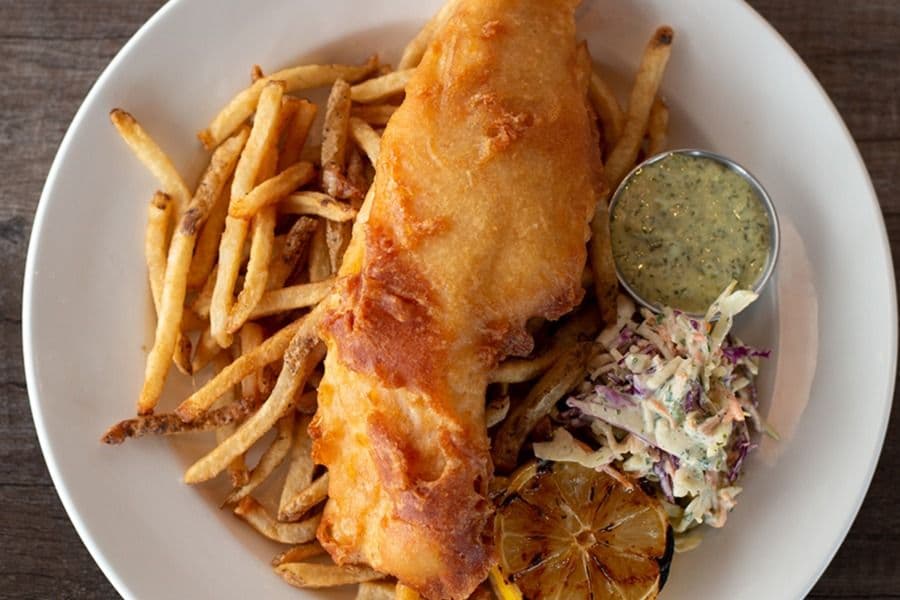 Steam Whistle Fish and Chips