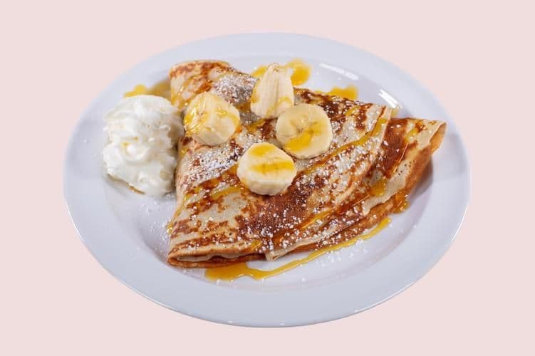 Banana Salted Caramel Crepe