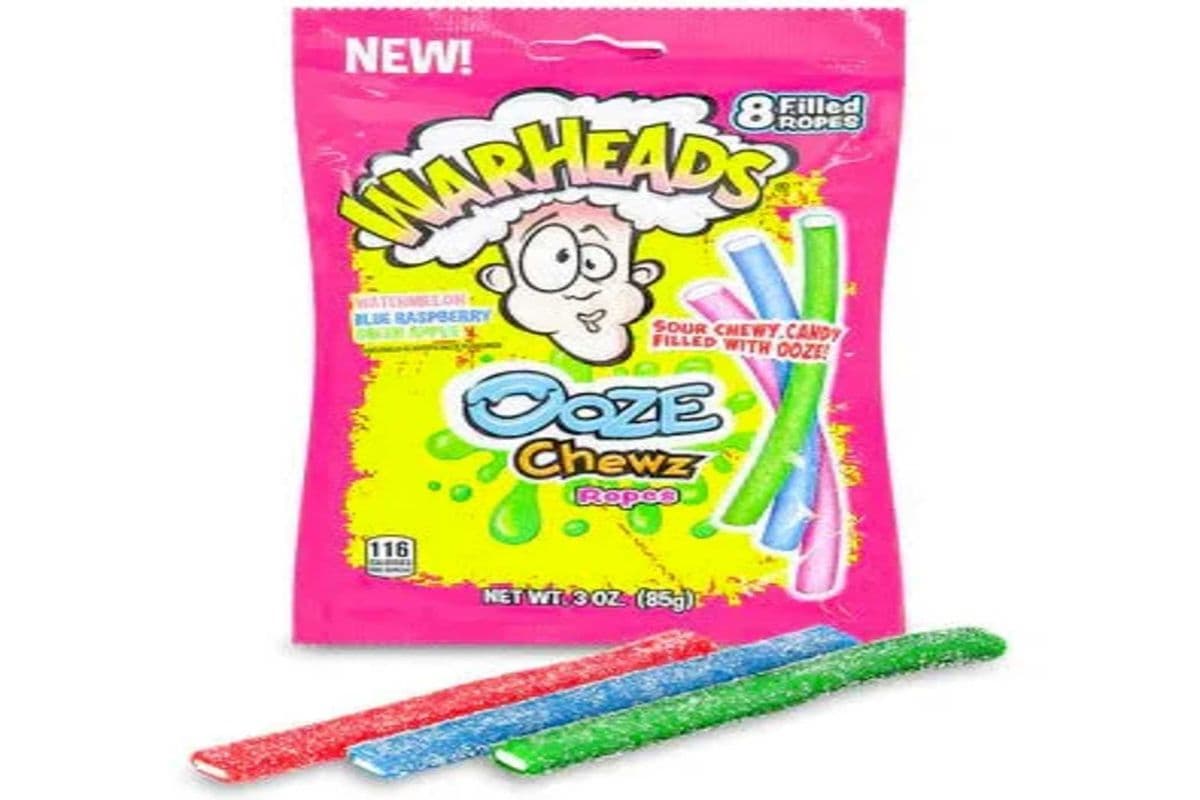 Warheads Ooze Chews Ropes Candy (85 g)