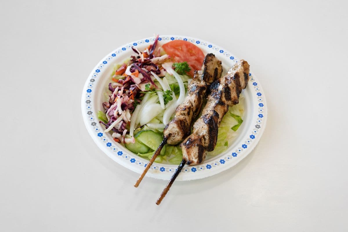 Chicken Shawarma and Salad Platter