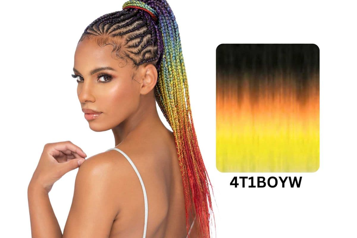 (4T1BOYW) Amore Mio Pre-Stretched Samba Color Stretch Braid 55 - SMCB
