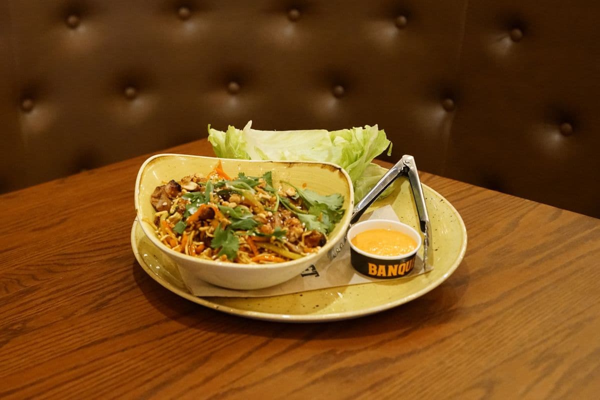 Sweet and Spicy Lettuce Wraps