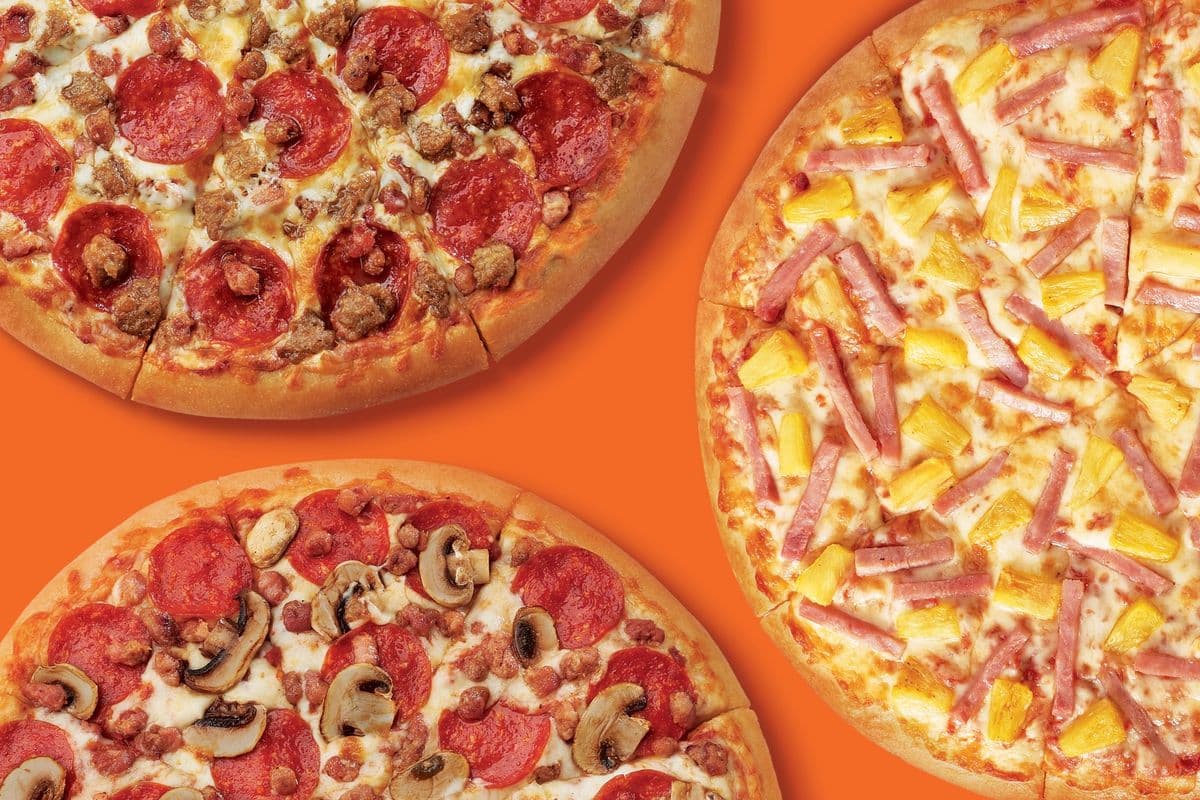 Three Large 14" Pizzas Bundled Special