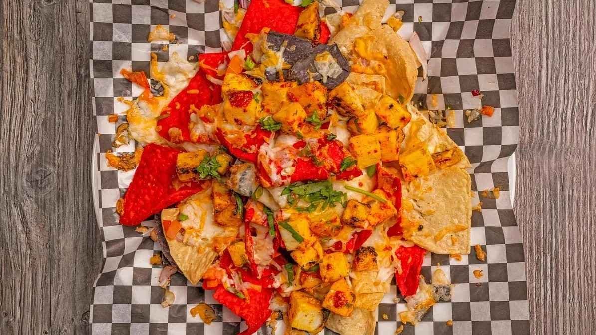 Nachos Loaded with Paneer