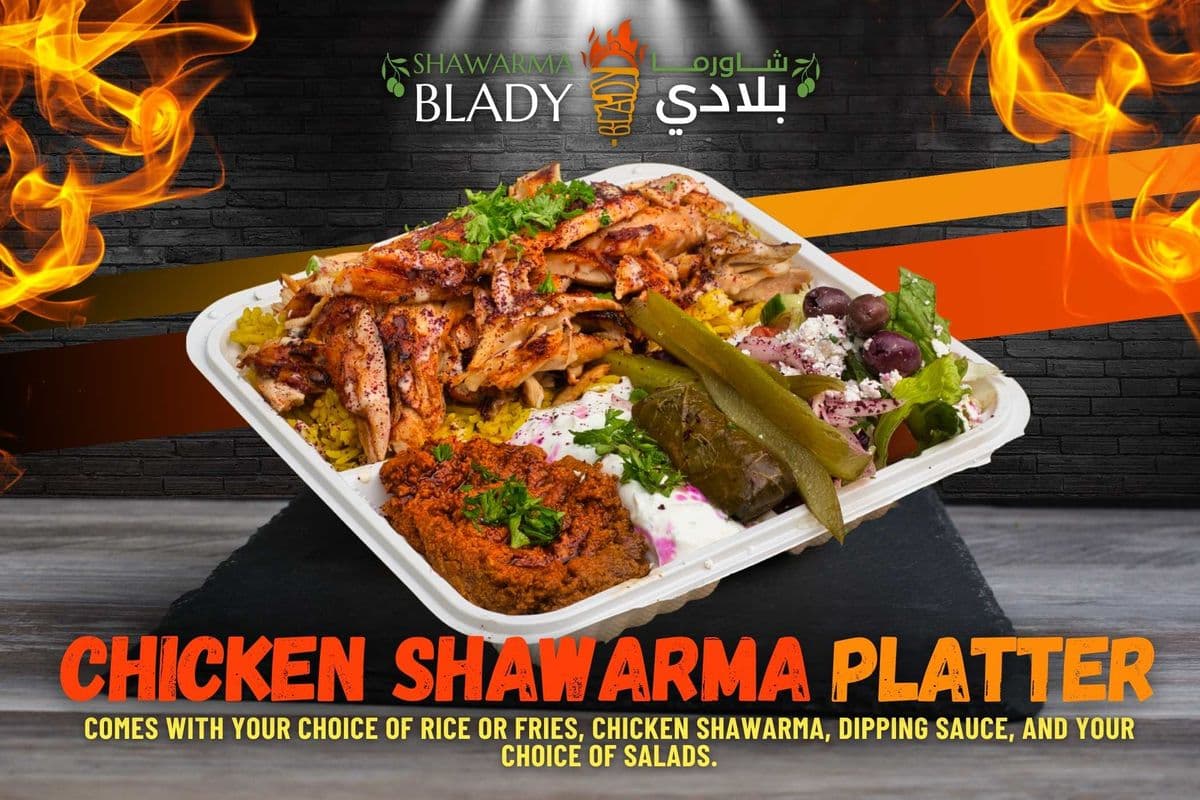 Regular Chicken Shawarma Platter