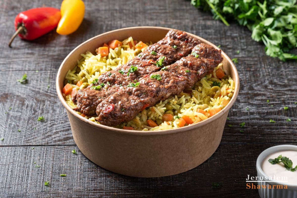 Beef Kabab Rice Bowl
