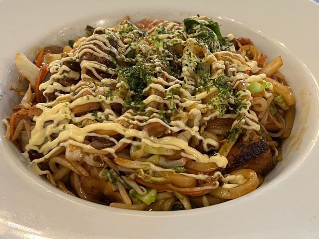 Chicken Yakiudon