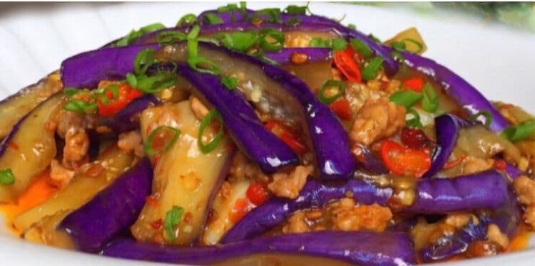 Shredded Eggplant with Chili Sauce