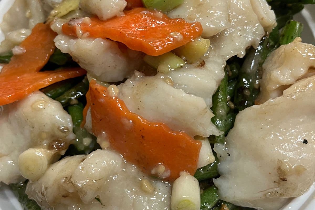 Green Bean with Cod Fillet鱼片四季豆