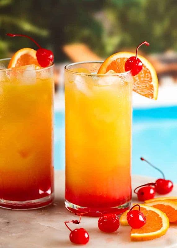 S76. Tequila Sunrise, Cocktail (8 oz)