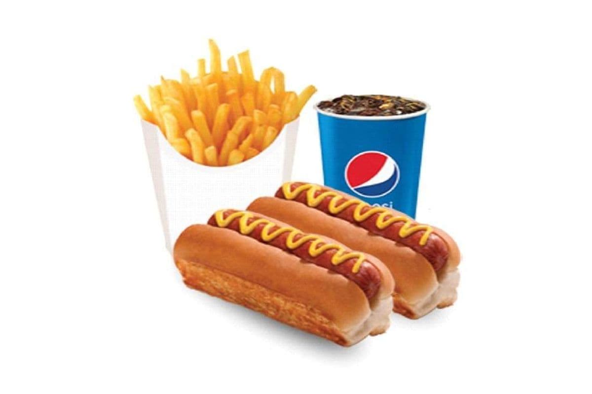 #7 Deux Hot-Dog Michigan, Frite, Liqueur