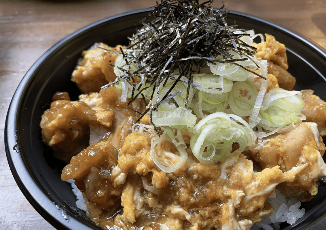 Karaage and Egg Rice Bowl