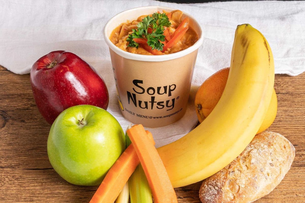 West African Senegalese Peanut Chicken Soup Meal