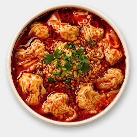 Combo Chili Oil Wontons (Pork) 红油猪肉小馄饨自由搭配套餐