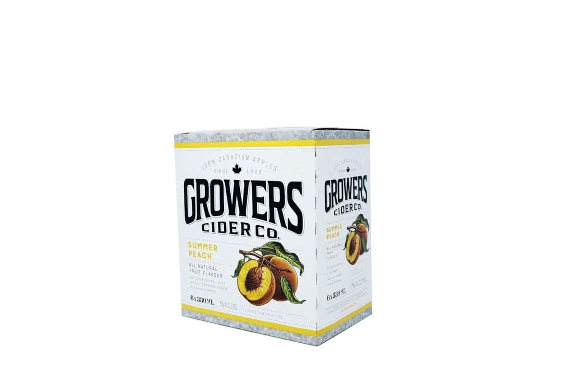 Growers Summer Peach (6 x 330ml Bottles)