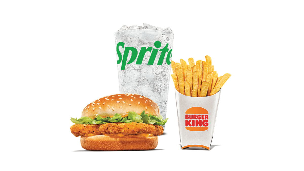 Spicy Chicken Jr. Sandwich Medium Combo