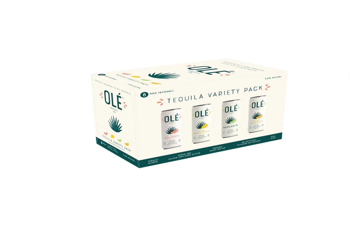 872639. OLE TEQUILA VARIETY PACK (8 x 355ML (CANS))