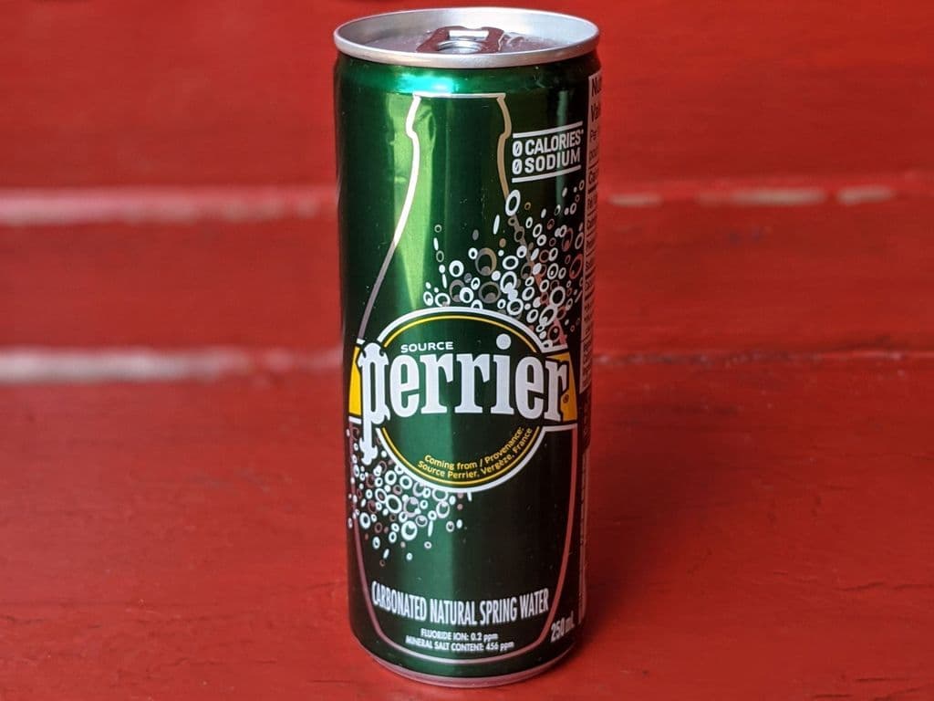 Perrier Sparkling Water Can