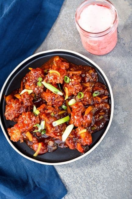 MANCHURIAN GRAVY CHICKEN