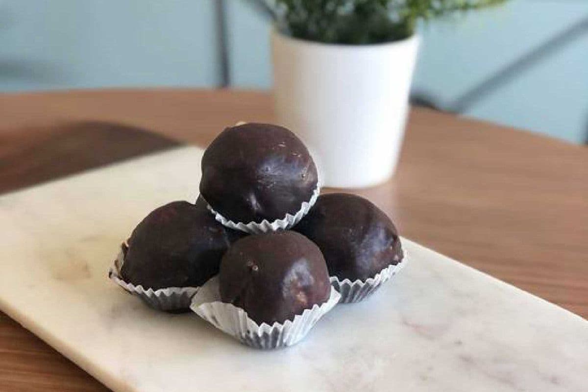 Boule chocolat matcha / Matcha Chocolate Ball