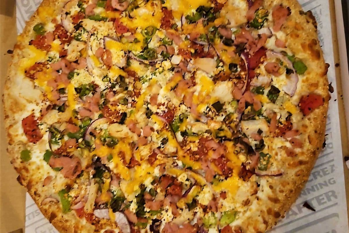 Chicken and Bacon Melt Pizza