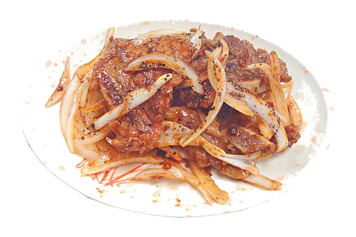 187. Beef Ribs with Black Pepper 干黑椒爆牛仔骨