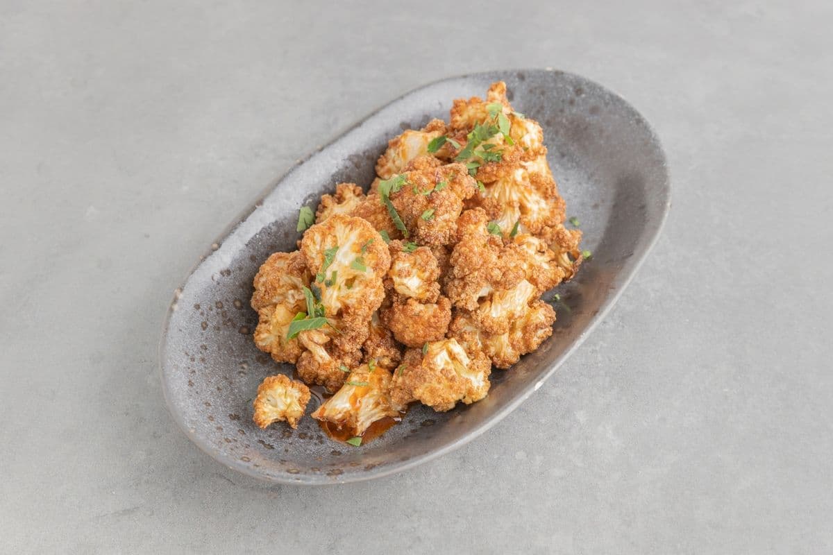 Fried Cauliflower, Gochujang and Honey