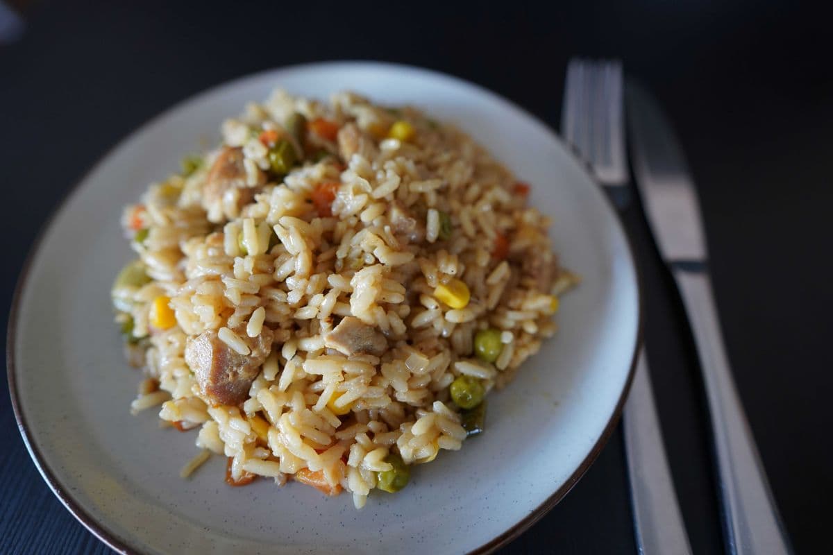 Chicken & Veggie Rice (600gr)